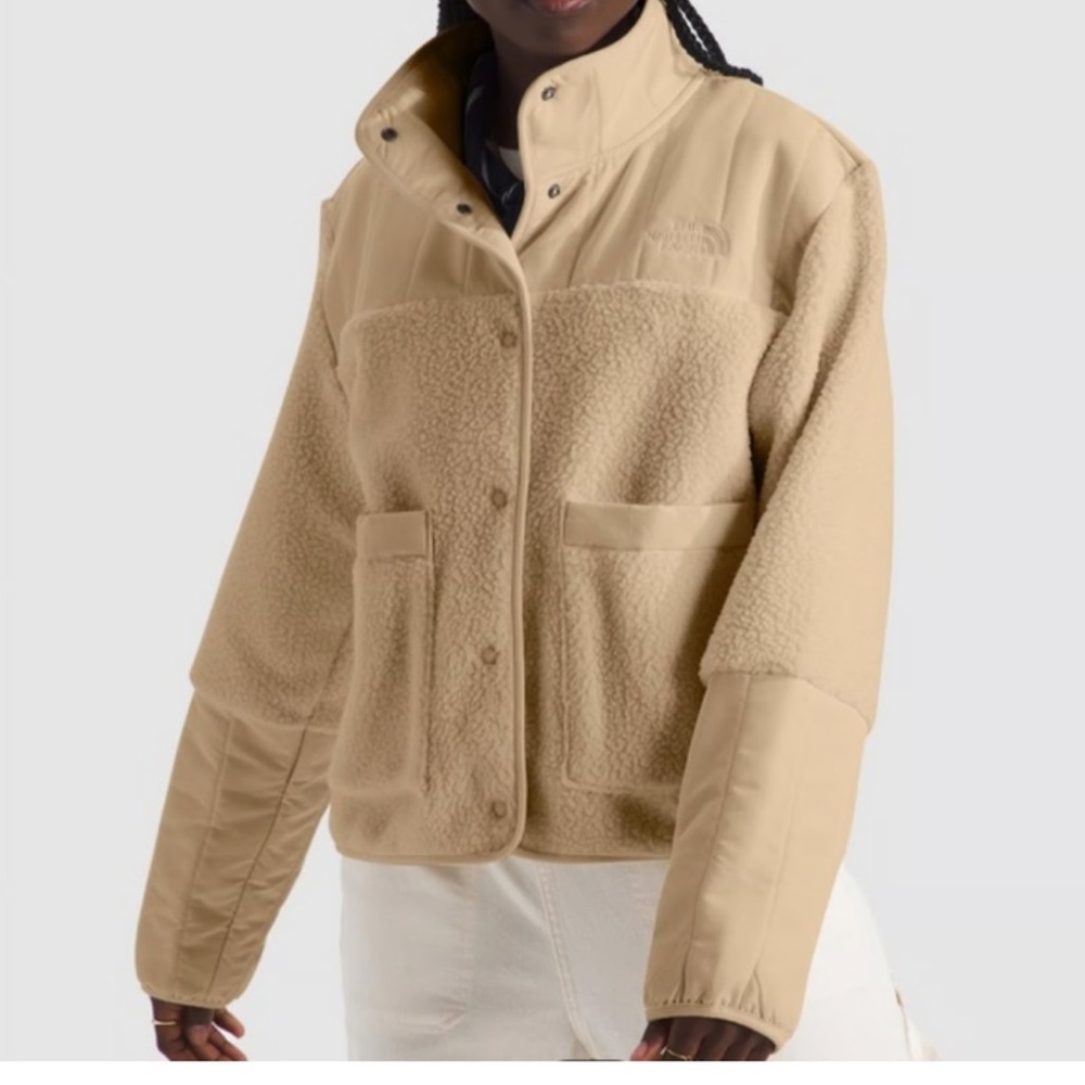 TNF The North Face WOMEN'S CRAGMONT FLEECE JACKET NWT Khaki Stone XL - Picture 3 of 9